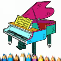 BTS Piano Coloring Book img