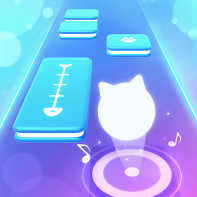 Music Cat! Piano Tiles Game 3D img